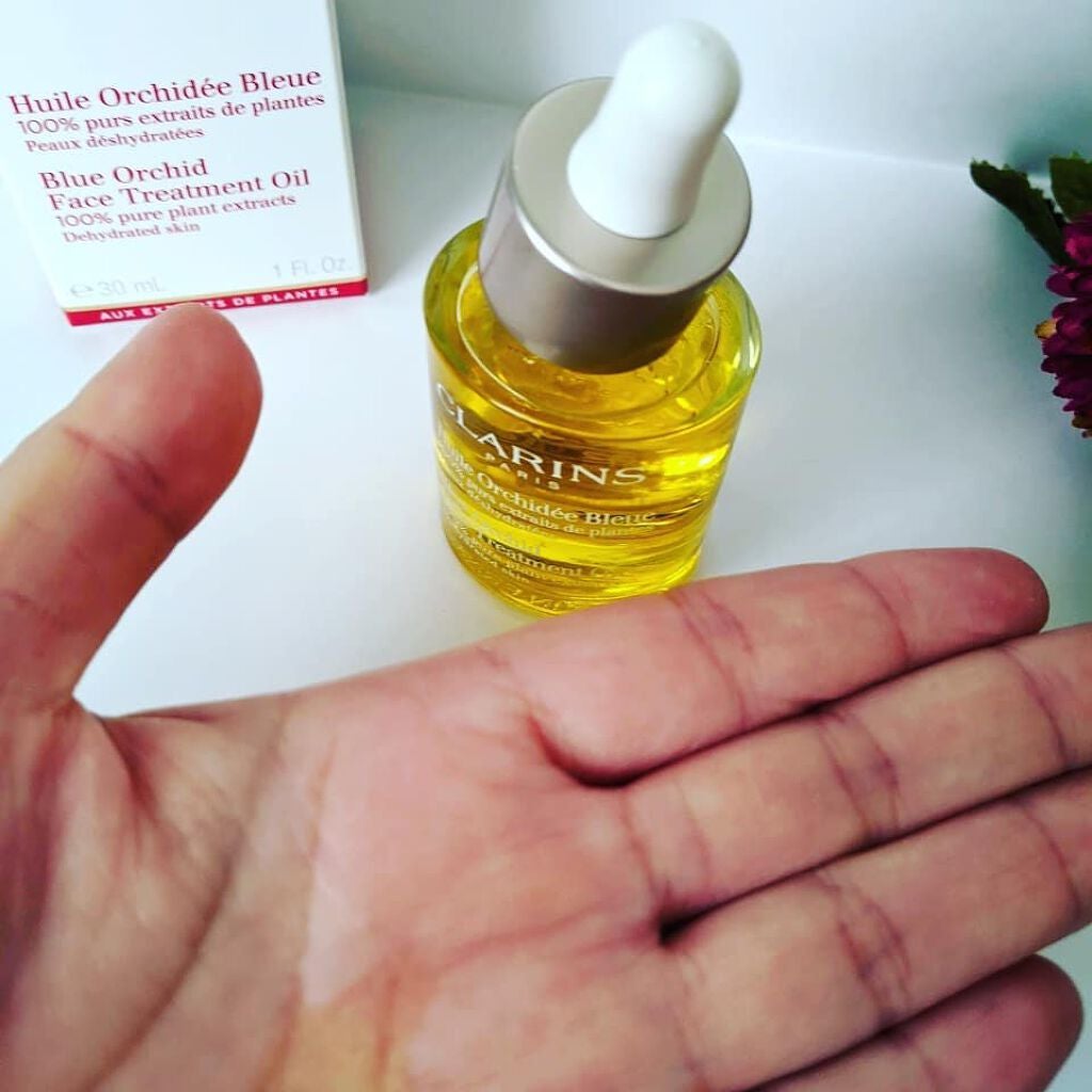 プラント フェイス オイル デハイドレイテッド スキン/CLARINS/フェイスオイルを使ったクチコミ(3枚目)
