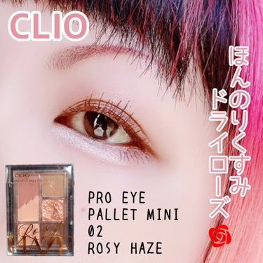 プロ アイパレット ミニ 02 ROZY HAZE/CLIO/パウダーアイシャドウを使ったクチコミ（1枚目）