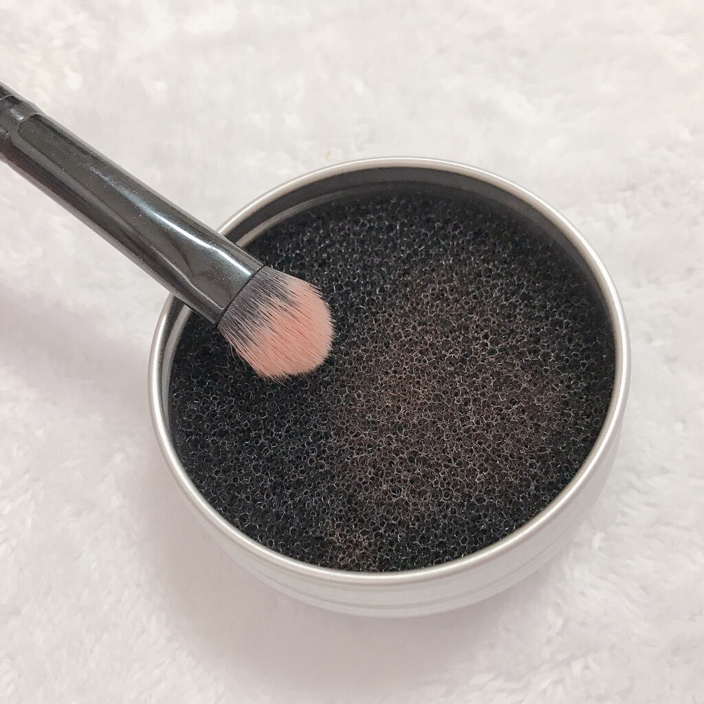 ドライメイクブラシクリーナー/セリア/その他化粧小物を使ったクチコミ（3枚目）