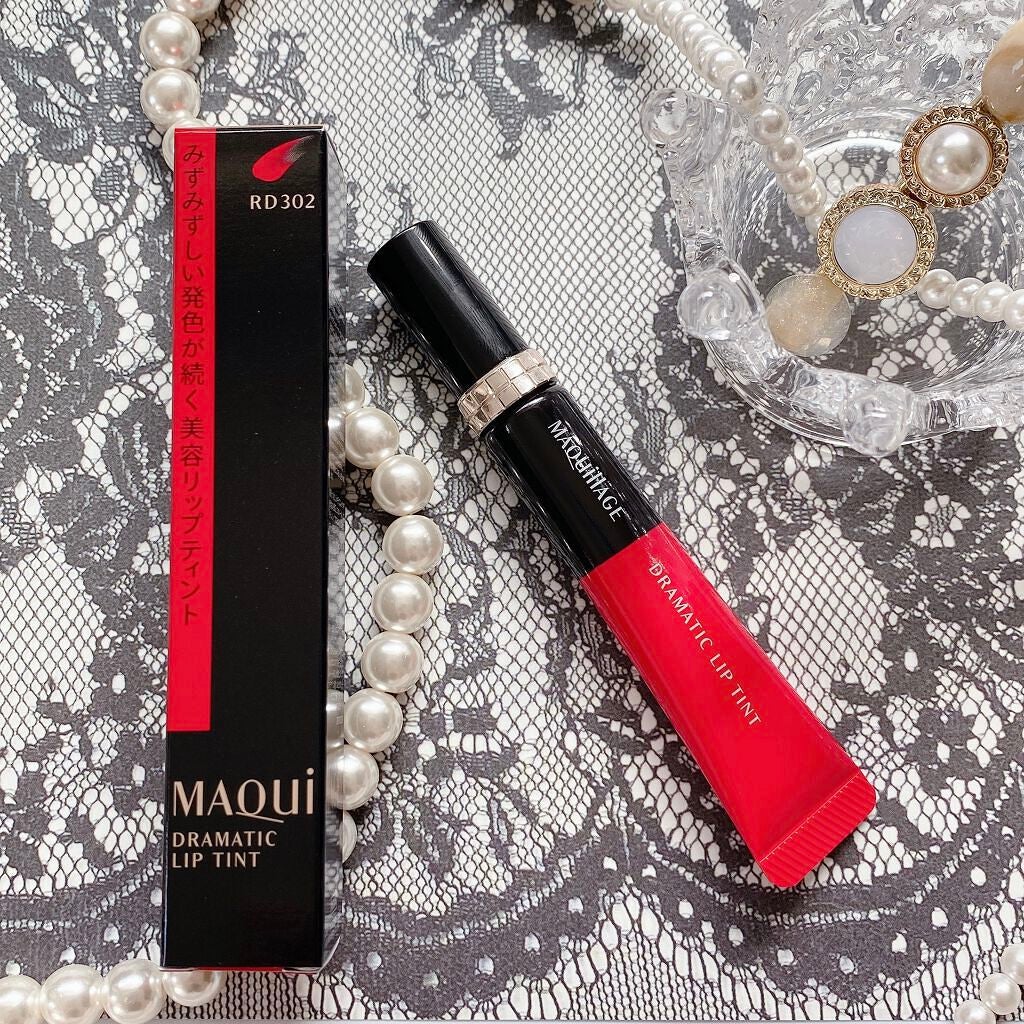 ドラマティックリップティント/マキアージュ/リップティントを使ったクチコミ(7枚目)