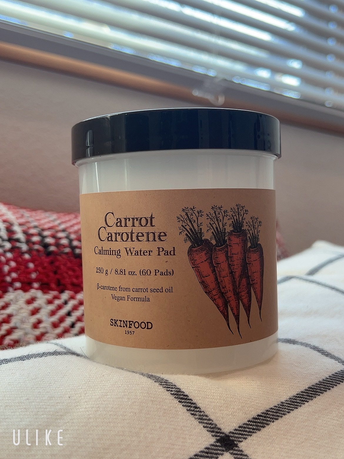 キャロットカロテン カーミングウォーターパッド/SKINFOOD/トナーパッドを使ったクチコミ（1枚目）