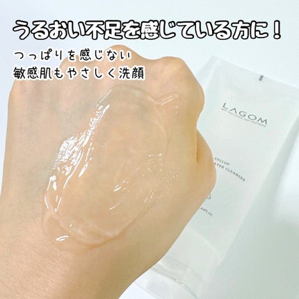 ラゴム ジェルトゥウォーター クレンザー(朝用洗顔)/LAGOM /その他洗顔料を使ったクチコミ(4枚目)