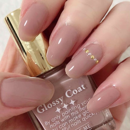 グロッシーコート/スキューズミー/オールインワンネイルを使ったクチコミ(1枚目)