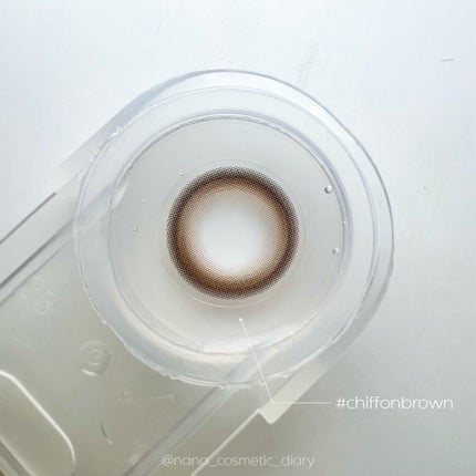 chiffon/meilly/ワンデー(1DAY)カラコンを使ったクチコミ(3枚目)