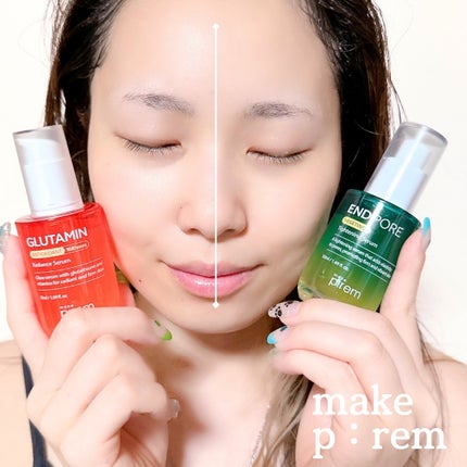 エンドポアベジチノールタイト二ングセラム/make prem/美容液を使ったクチコミ(5枚目)