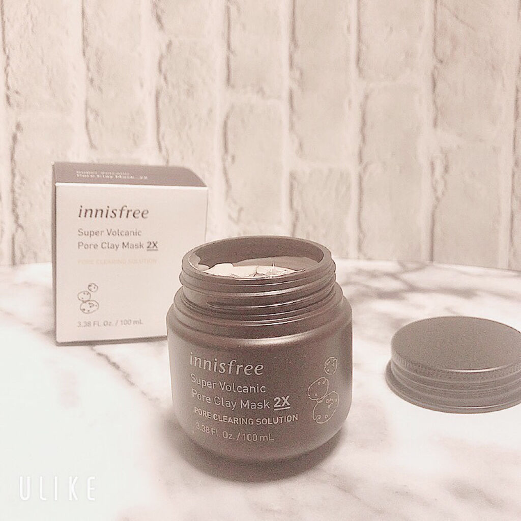 スーパーヴォルカニック　ポア　クレイマスク/innisfree/洗い流すパック・マスクを使ったクチコミ（1枚目）