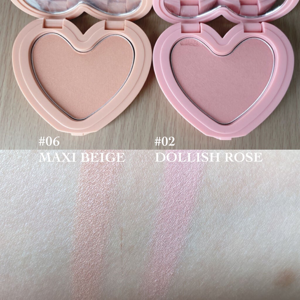 Luv Beam Cheek/lilybyred/パウダーチークを使ったクチコミ(2枚目)