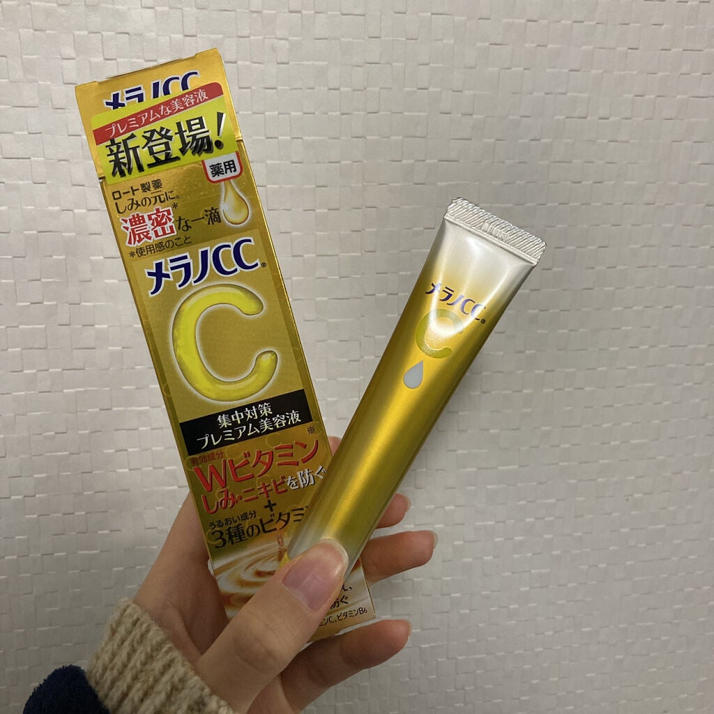 薬用しみ集中対策 プレミアム美容液/メラノCC/美容液を使ったクチコミ(1枚目)