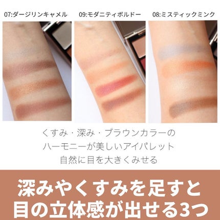 アイカラーレーション/LUNASOL/アイシャドウパレットを使ったクチコミ(3枚目)