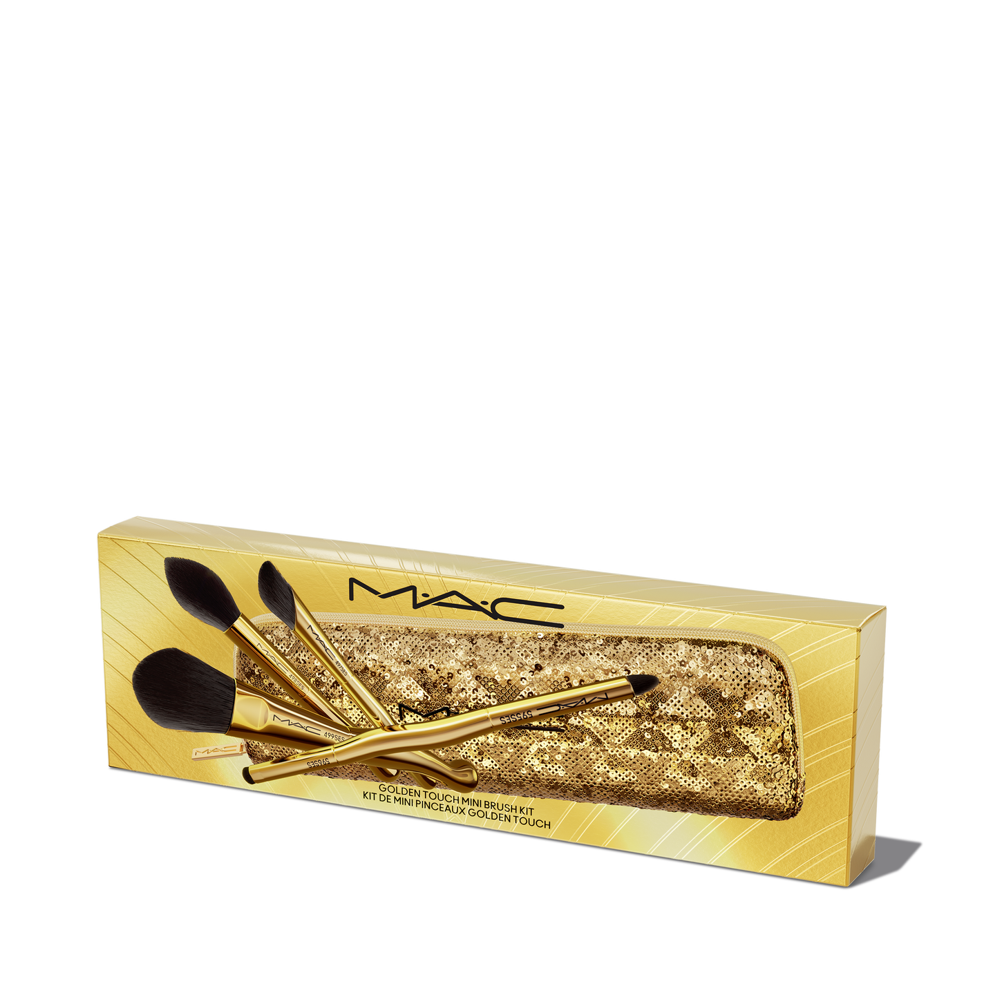 【新品】MAC ゴールデン タッチ ミニ ブラシ キット 試してみた】M・A・C ゴールデン タッチ ミニ ブラシ キットの