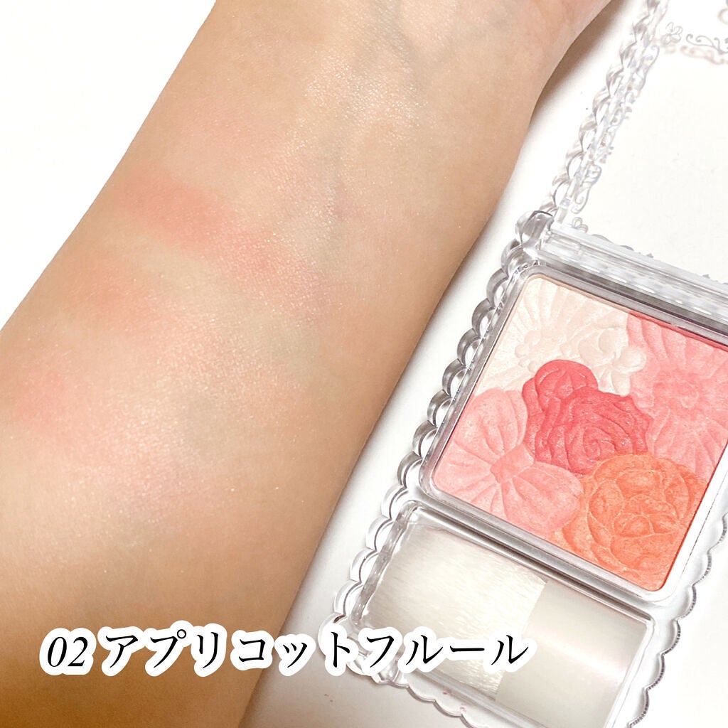 グロウフルールチークス/キャンメイク/パウダーチークを使ったクチコミ(3枚目)