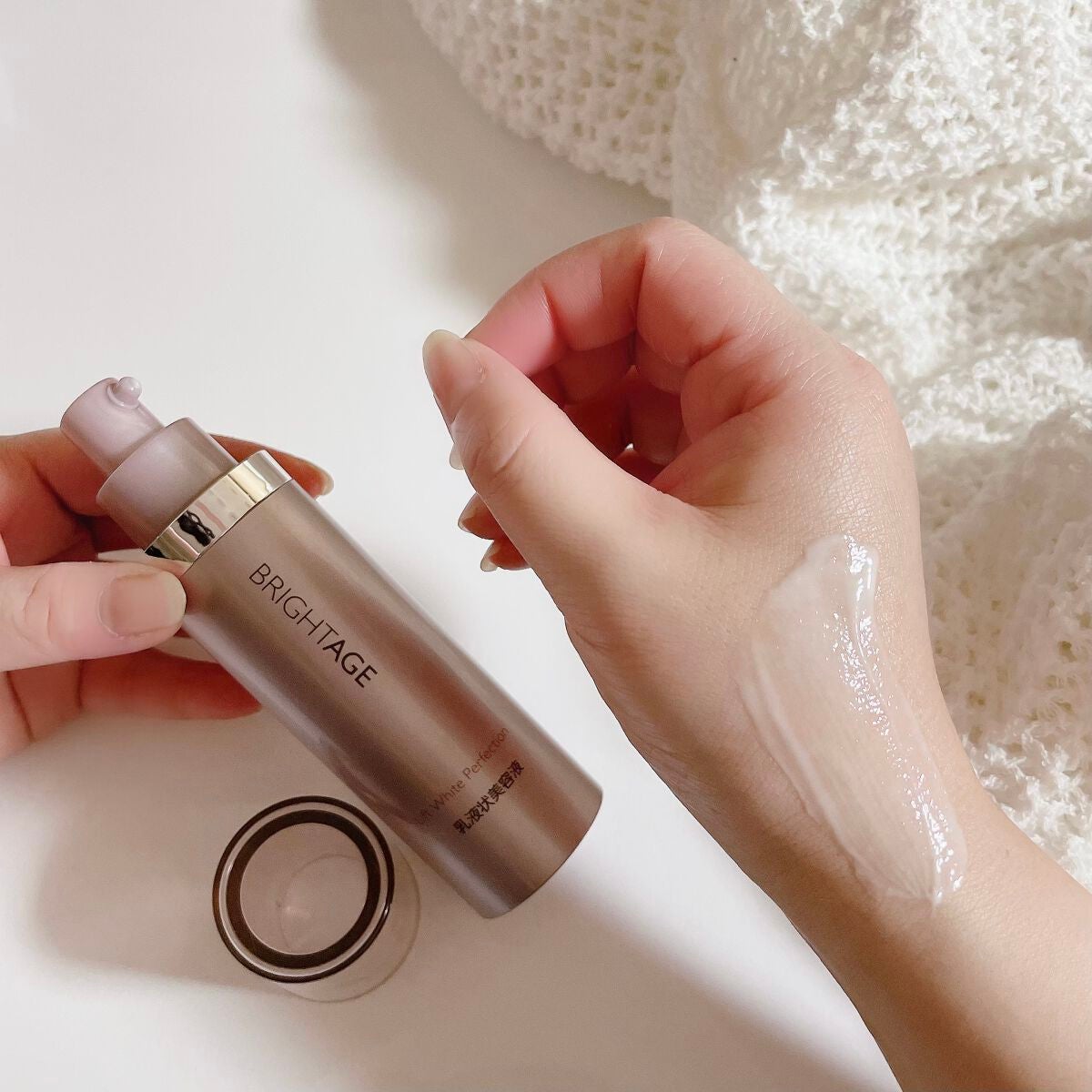 リフトホワイト パーフェクション/BRIGHTAGE/美容液を使ったクチコミ(3枚目)