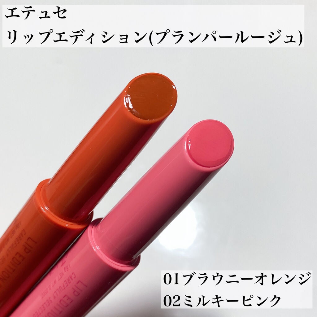 エテュセ リップエディション(プランパールージュ)ウォームスタイル/ettusais/口紅を使ったクチコミ(2枚目)