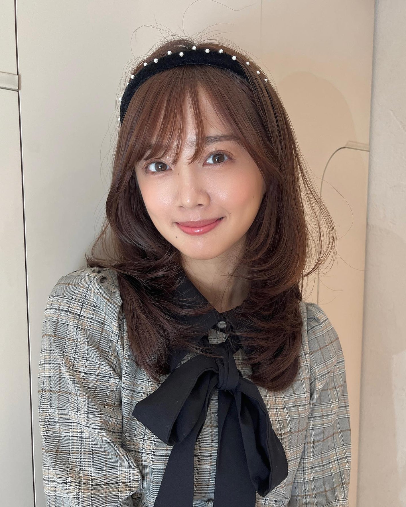 HARUNA on LIPS 「ワンカールレイヤースタイル⭐️柔らかいカールのレイヤースタイル..」(3枚目)