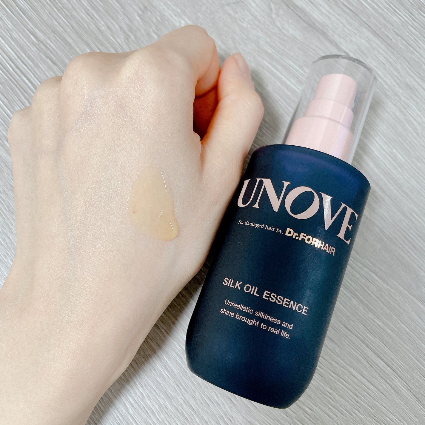 アノブ シルクオイルエッセンス/UNOVE/ヘアオイルを使ったクチコミ(2枚目)