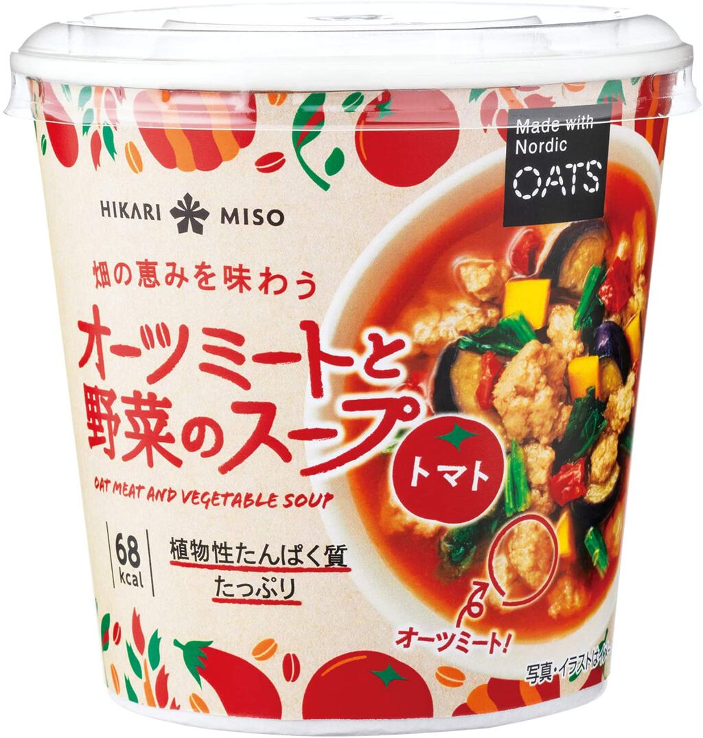 ひかり味噌 オーツミートと野菜のスープ トマト
