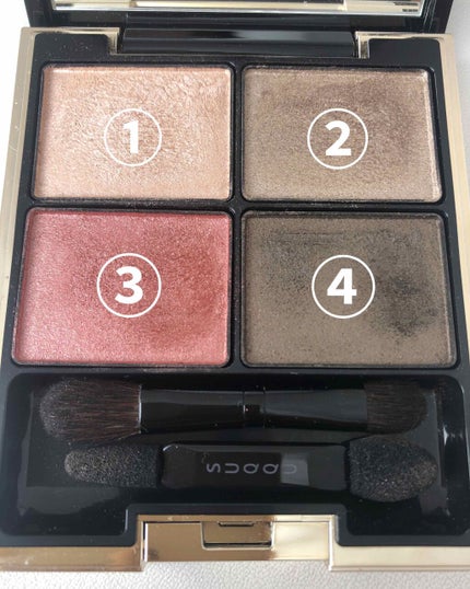 デザイニング カラー アイズ/SUQQU/アイシャドウパレットを使ったクチコミ(2枚目)