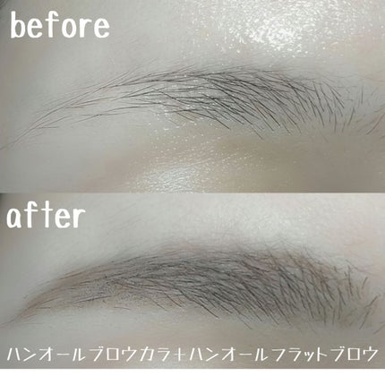 ハンオールブロウカラ/rom&nd/眉マスカラを使ったクチコミ(3枚目)