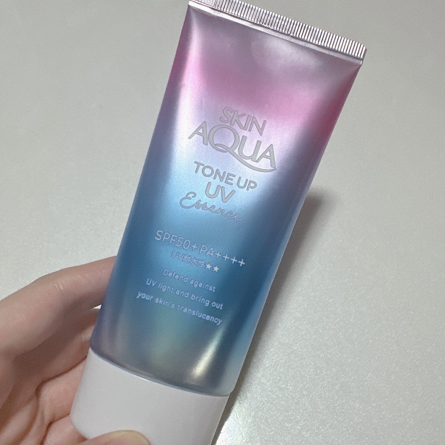 スキンアクア トーンアップUVエッセンス/スキンアクア/日焼け止めクリームを使ったクチコミ(2枚目)