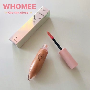 キラティントグロス ベージュ6/WHOMEE/リップグロスを使ったクチコミ（1枚目）