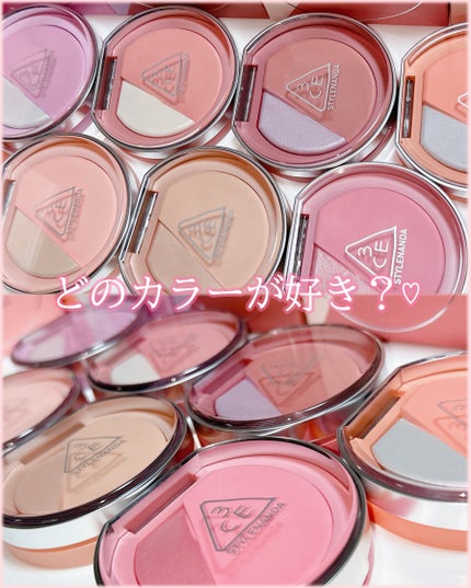 3CE ブラッシュライター/3CE/パウダーチークを使ったクチコミ(4枚目)