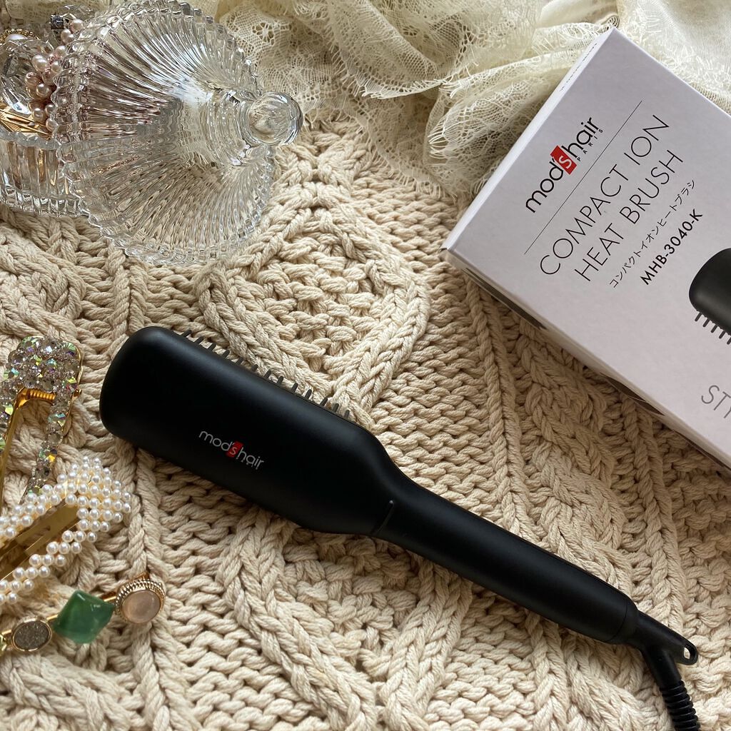 スタイリッシュ コンパクトイオンヒートブラシ MHB-3040-K/mod's hair/ヒートブラシを使ったクチコミ(1枚目)