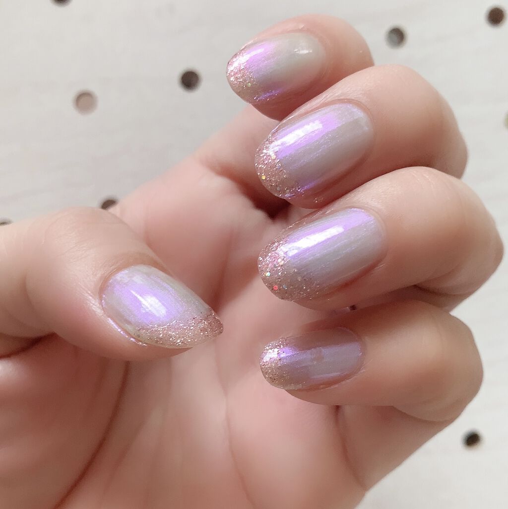 ネイルホリック リミテッドカラー Sea Shell/ネイルホリック/マニキュアを使ったクチコミ（2枚目）