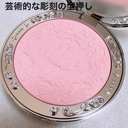 フラワーノーズ スワンバレエシリーズ ブラッシュコンパクト/FlowerKnows/パウダーチークを使ったクチコミ(2枚目)