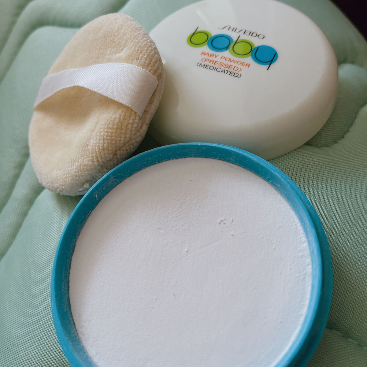 資生堂ベビーパウダー(プレスド)/ベビー/ボディパウダーを使ったクチコミ（3枚目）