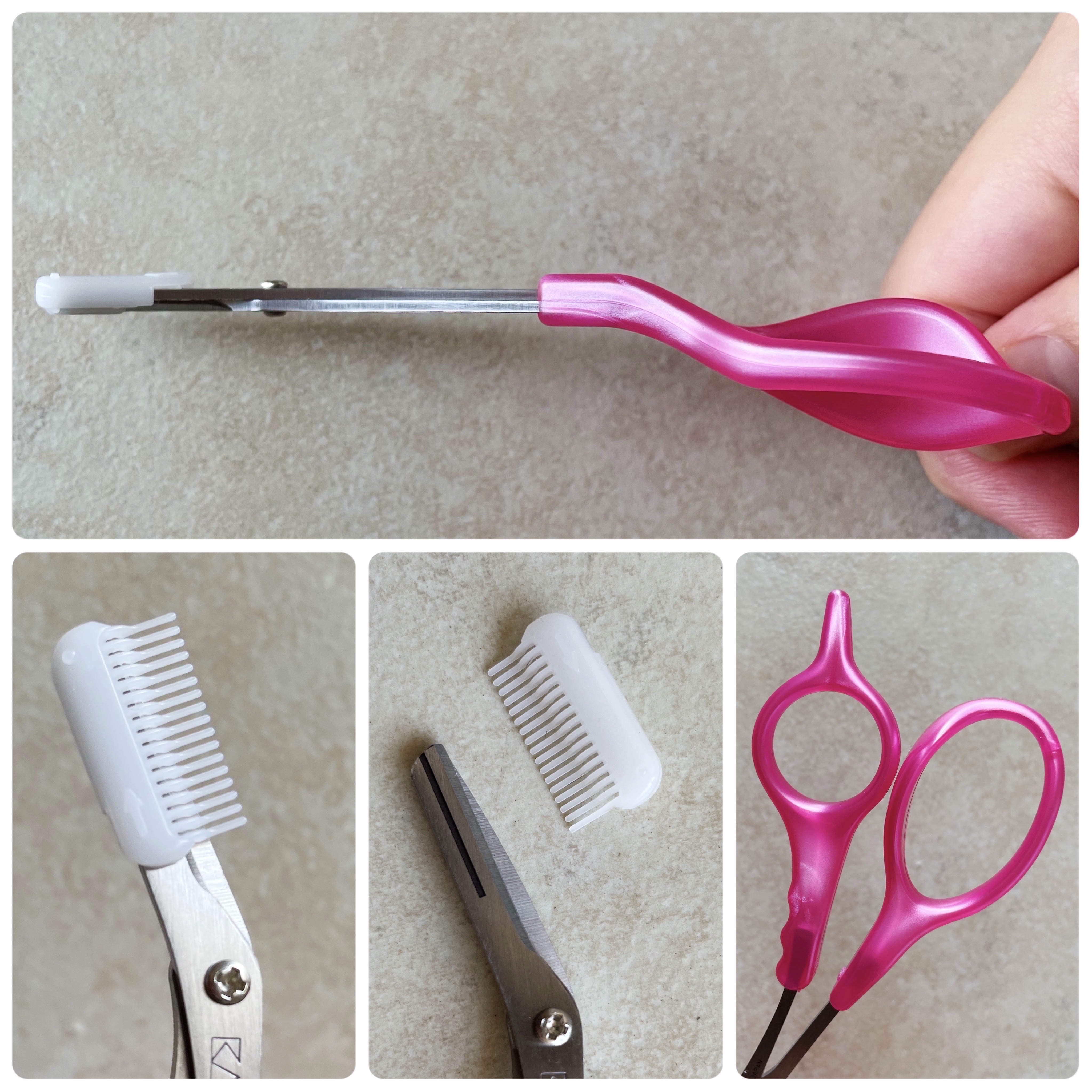 クシ付きマユハサミDX/貝印/その他化粧小物を使ったクチコミ（3枚目）