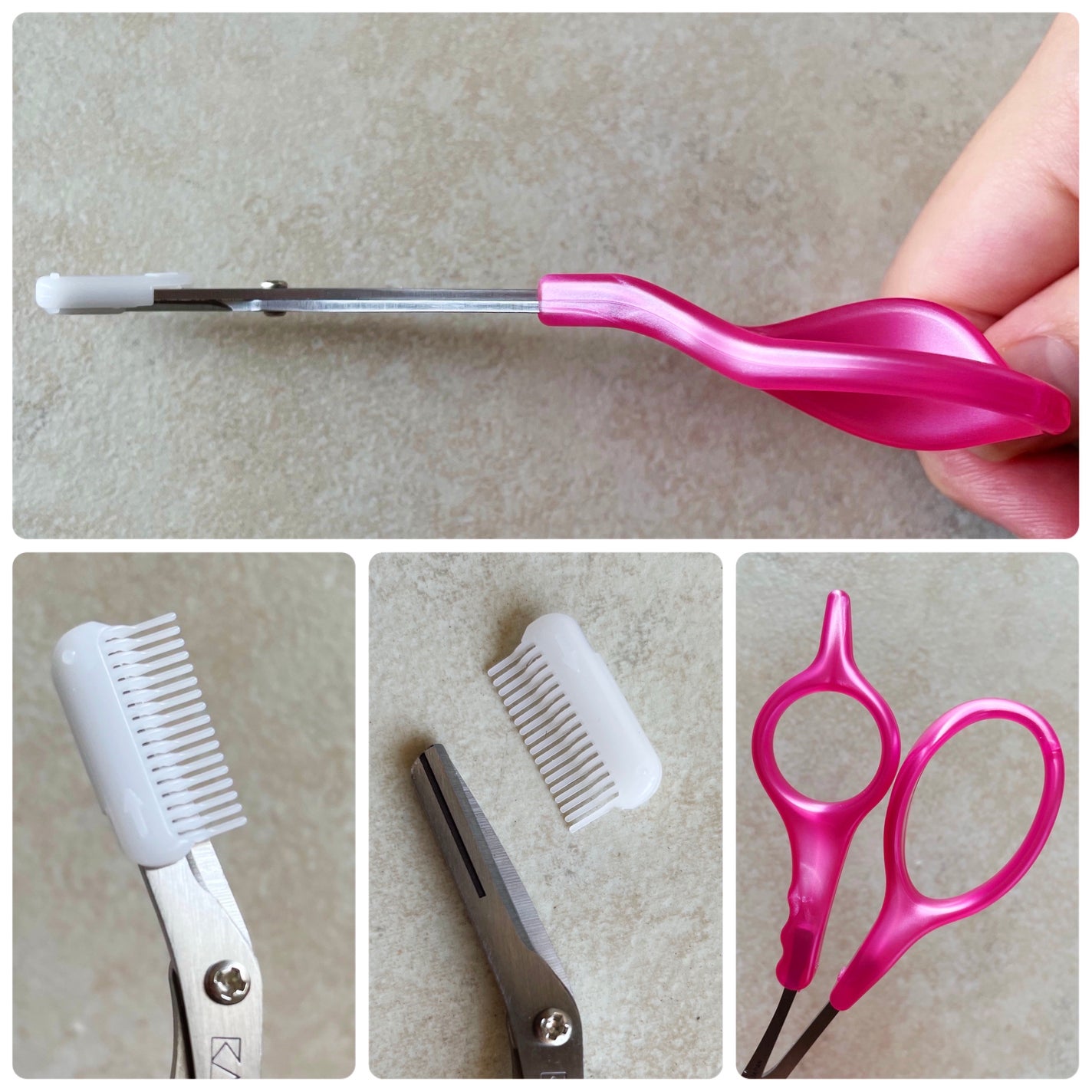 クシ付きマユハサミDX/貝印/その他化粧小物を使ったクチコミ(3枚目)