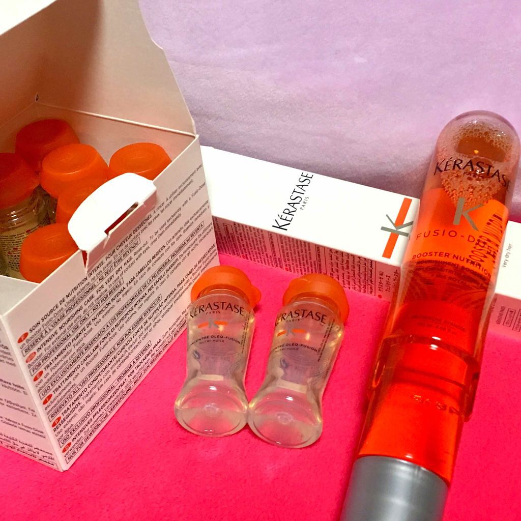 フュジオドーズ オレオフュージョン ブースター/ケラスターゼ/洗い流すヘアトリートメントを使ったクチコミ(1枚目)