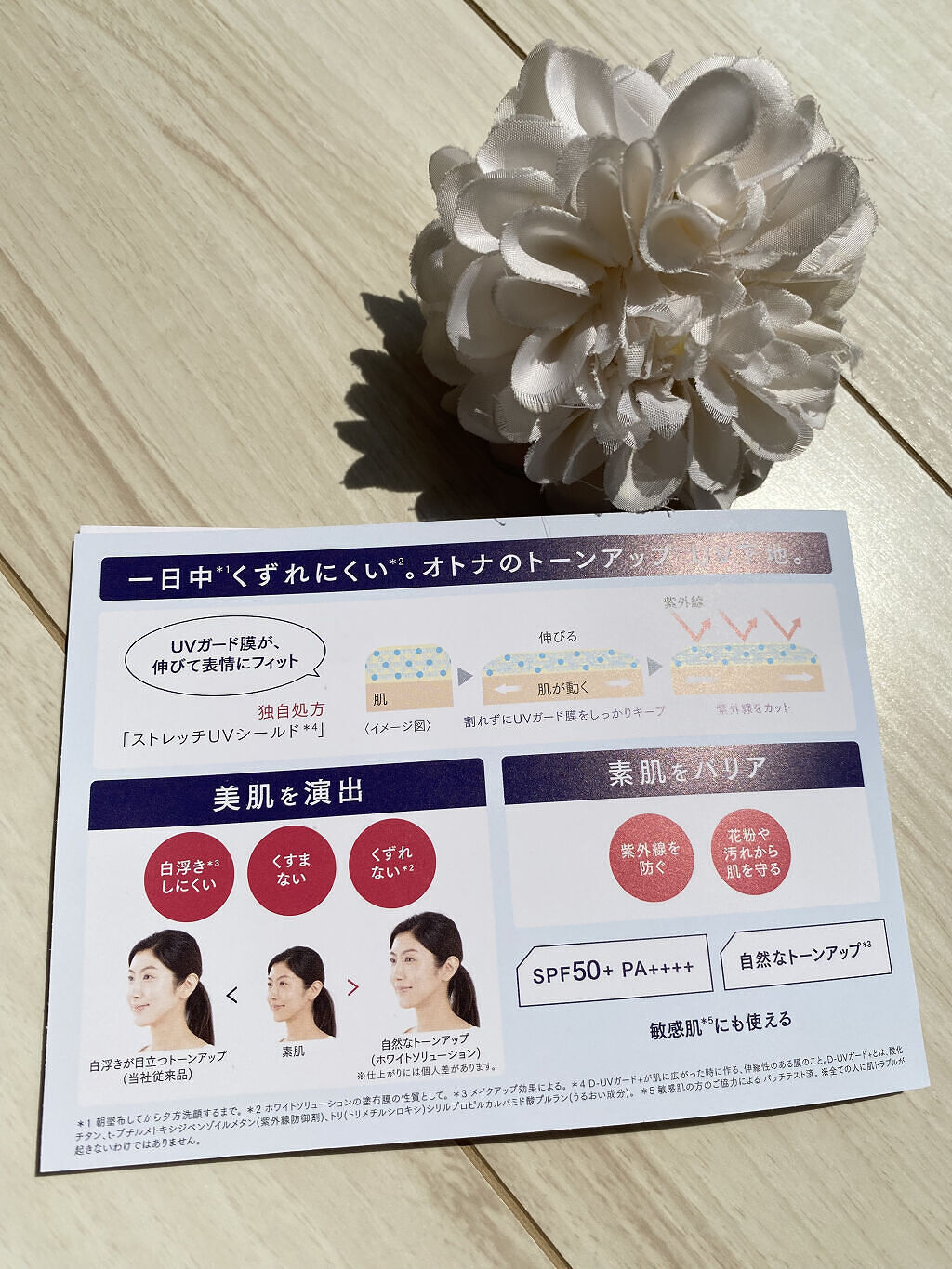 D-UVクリア ホワイトソリューション/アスタリフト/日焼け止めクリームを使ったクチコミ（2枚目）