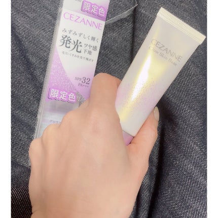 グロウスキンベース ラベンダーグロウ/CEZANNE/化粧下地を使ったクチコミ(2枚目)
