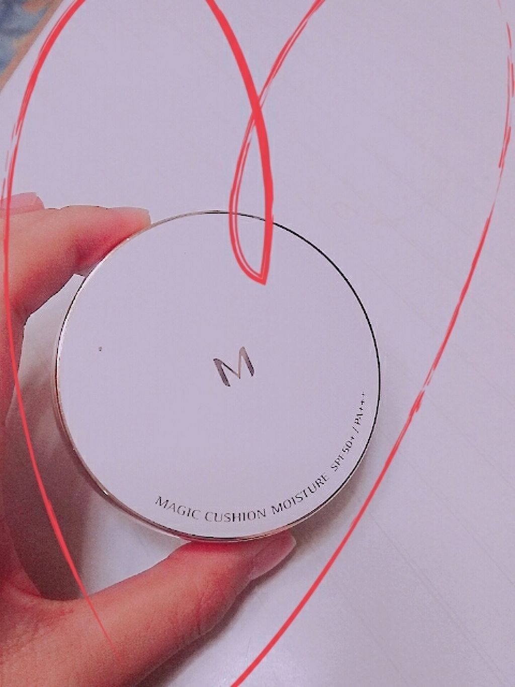 M クッション ファンデーション(モイスチャー)/MISSHA/クッションファンデーションを使ったクチコミ(1枚目)