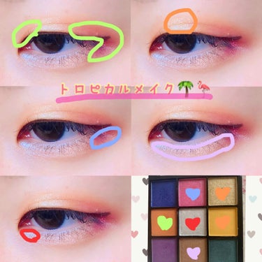 UR GLAM　BLOOMING EYE COLOR PALETTE/U R GLAM/アイシャドウパレットを使ったクチコミ（2枚目）