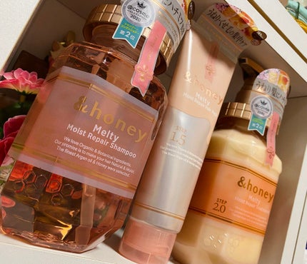 &honey Melty モイストリペア シャンプー1.0/モイストリペア ヘアトリートメント2.0/&honey/市販シャンプーを使ったクチコミ(1枚目)