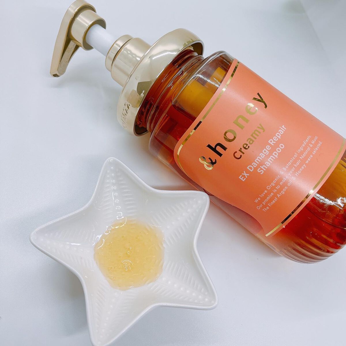 Creamy EXダメージリペアシャンプー1.0/ヘアトリートメント2.0/&honey/市販シャンプーを使ったクチコミ（3枚目）