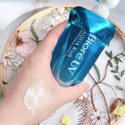 アクアリッチ フレッシュパウチ/ビオレ/日焼け止めローションを使ったクチコミ(7枚目)