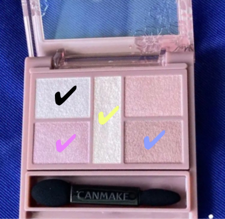 パーフェクトスタイリストアイズ/キャンメイク/アイシャドウパレットを使ったクチコミ(5枚目)