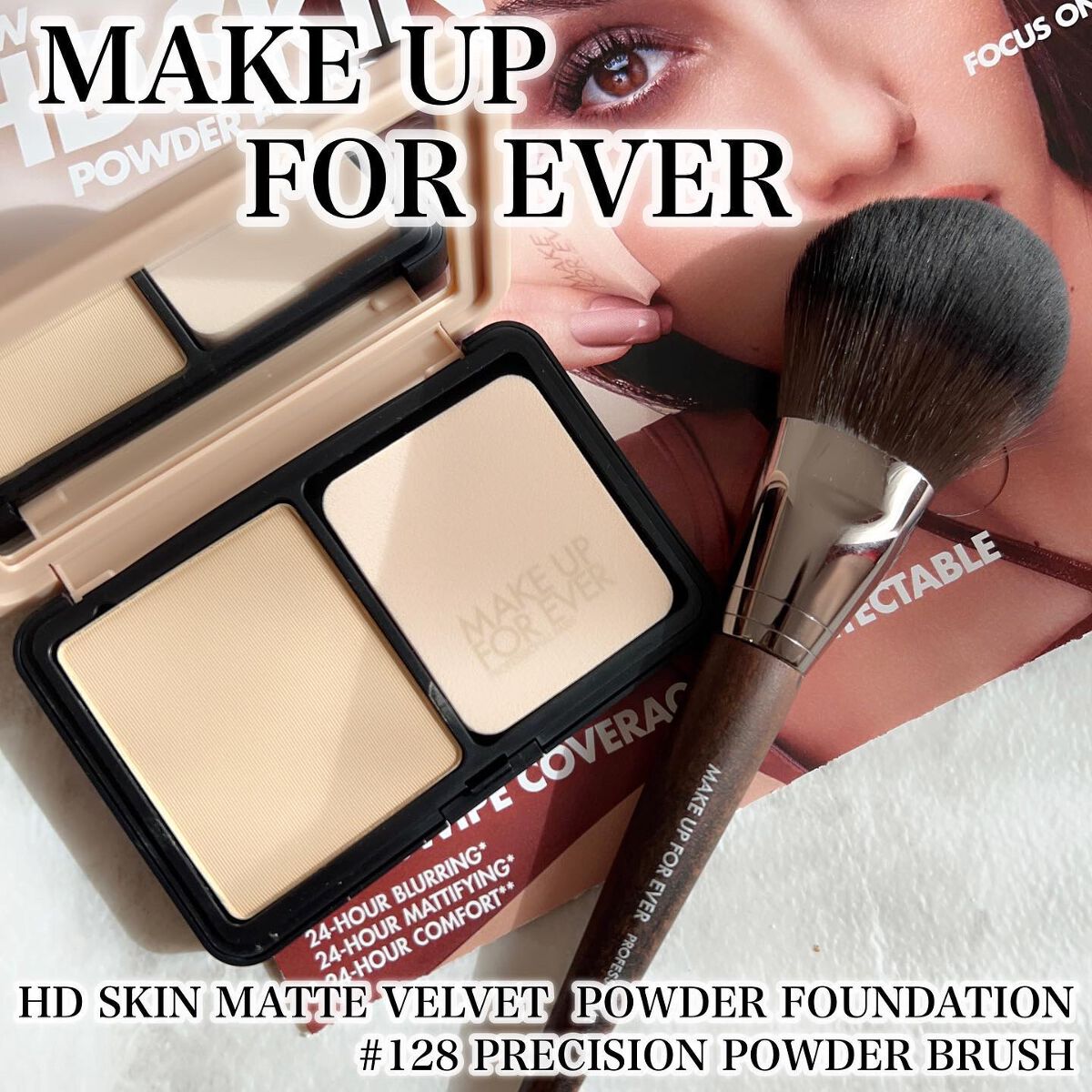 プレシジョンパウダーブラシ 128/MAKE UP FOR EVER/メイクブラシを使ったクチコミ（1枚目）