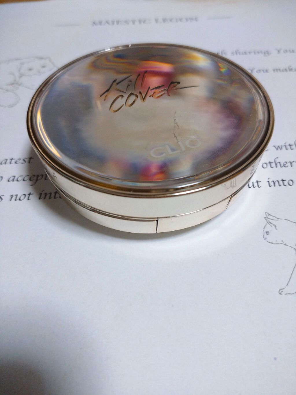 キルカバーシカセラムクッション/CLIO/クッションファンデーションを使ったクチコミ（1枚目）