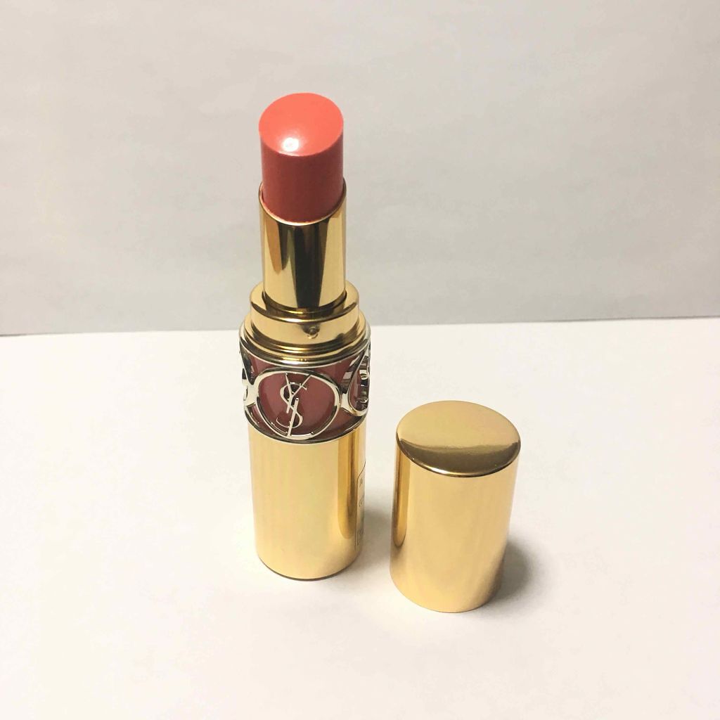 ルージュ ヴォリュプテ シャイン/YVES SAINT LAURENT BEAUTE/口紅を使ったクチコミ(2枚目)