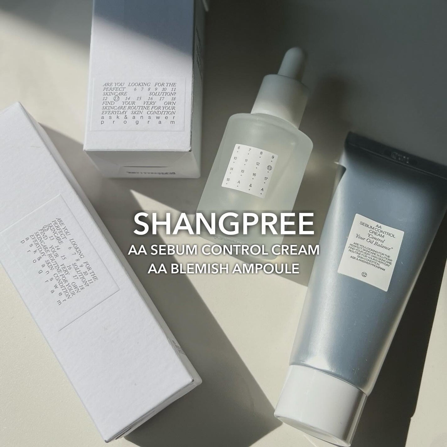 AA SEBUM CONTROL CERAM /Shangpree/フェイスクリームを使ったクチコミ(1枚目)