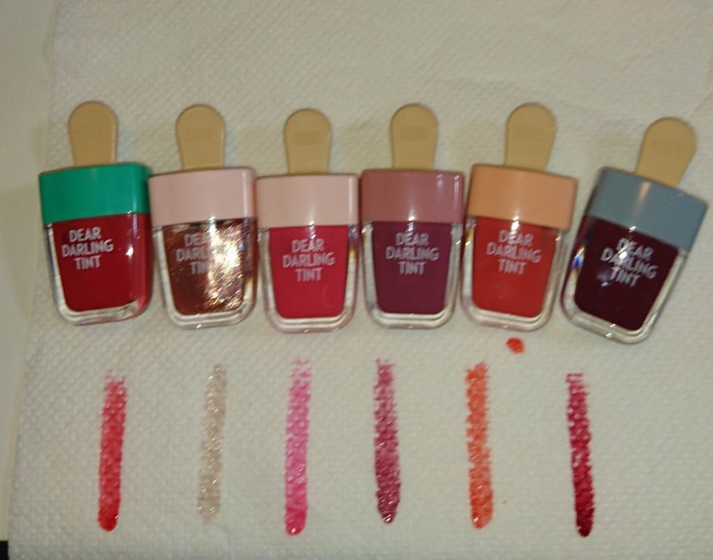 ディアダーリン ウォータージェルティント （アイスティント）/ETUDE/口紅を使ったクチコミ（2枚目）