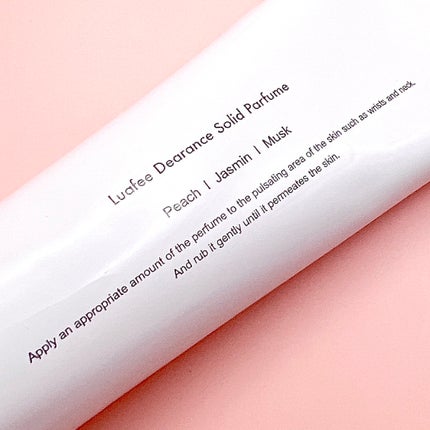 ソリッド パフューム ホワイトアプリコット/LUAFEE/練り香水を使ったクチコミ(4枚目)