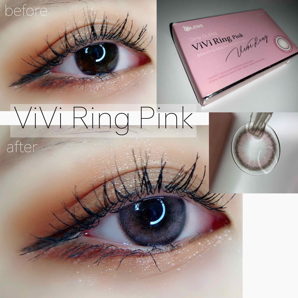 ViVi Ring 1Month/OLENS/カラーコンタクトレンズを使ったクチコミ（1枚目）