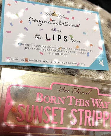 ボーンディスウェイ サンセット ストリップ アイシャドウ パレット/Too Faced/アイシャドウパレットを使ったクチコミ（1枚目）