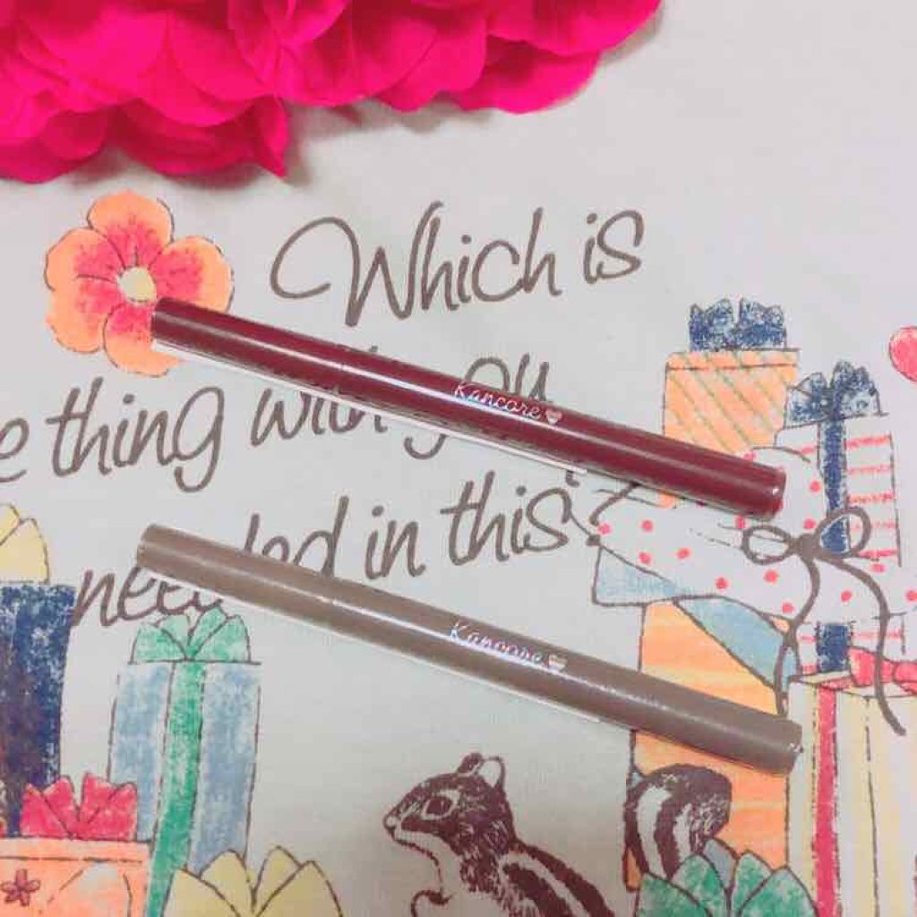 カンコレ リキッドアイライナー/DAISO/リキッドアイライナーを使ったクチコミ(1枚目)