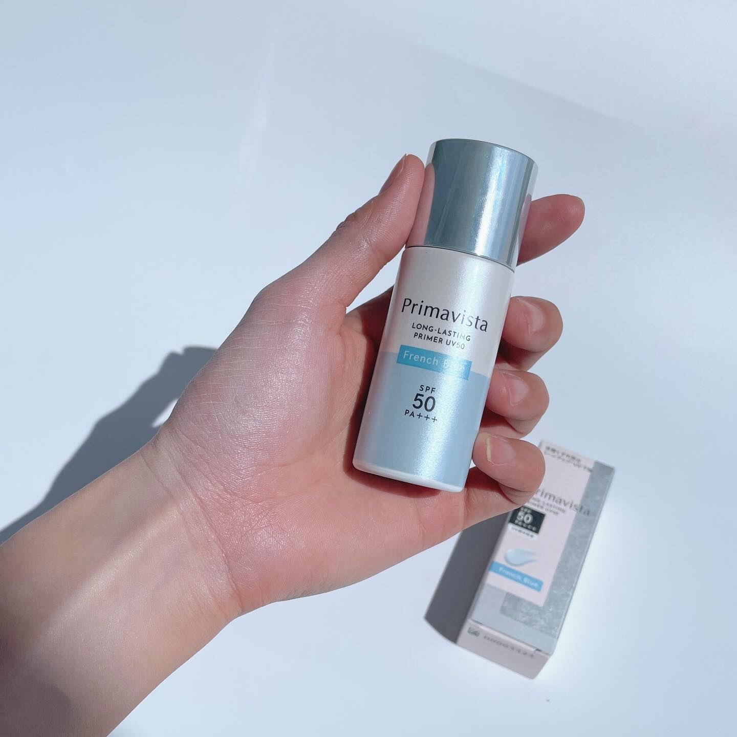 プリマヴィスタ スキンプロテクトベース 皮脂くずれ防止 UV50 フレンチブルー/プリマヴィスタ/化粧下地を使ったクチコミ（3枚目）